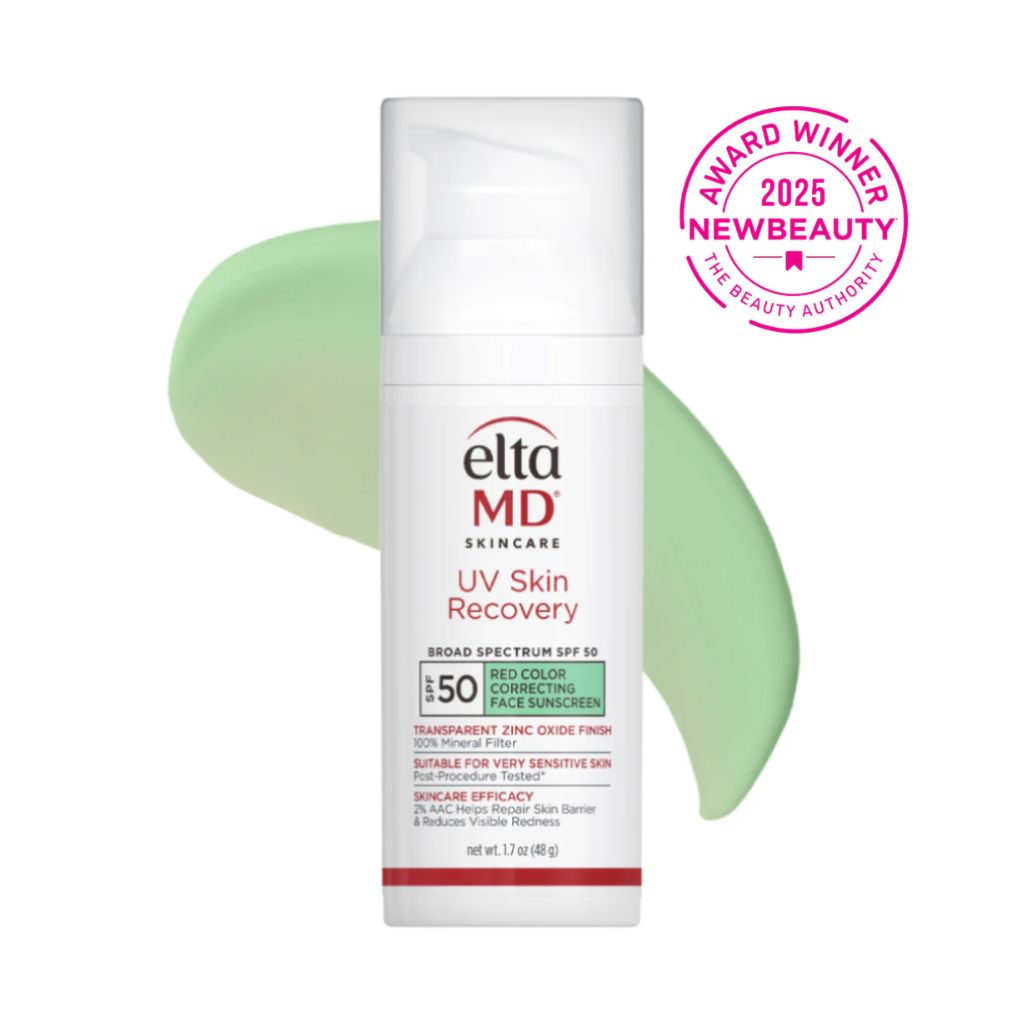 UV Skin Recovery Red Color Correcting Green Tint Broad Spectrum SPF 50