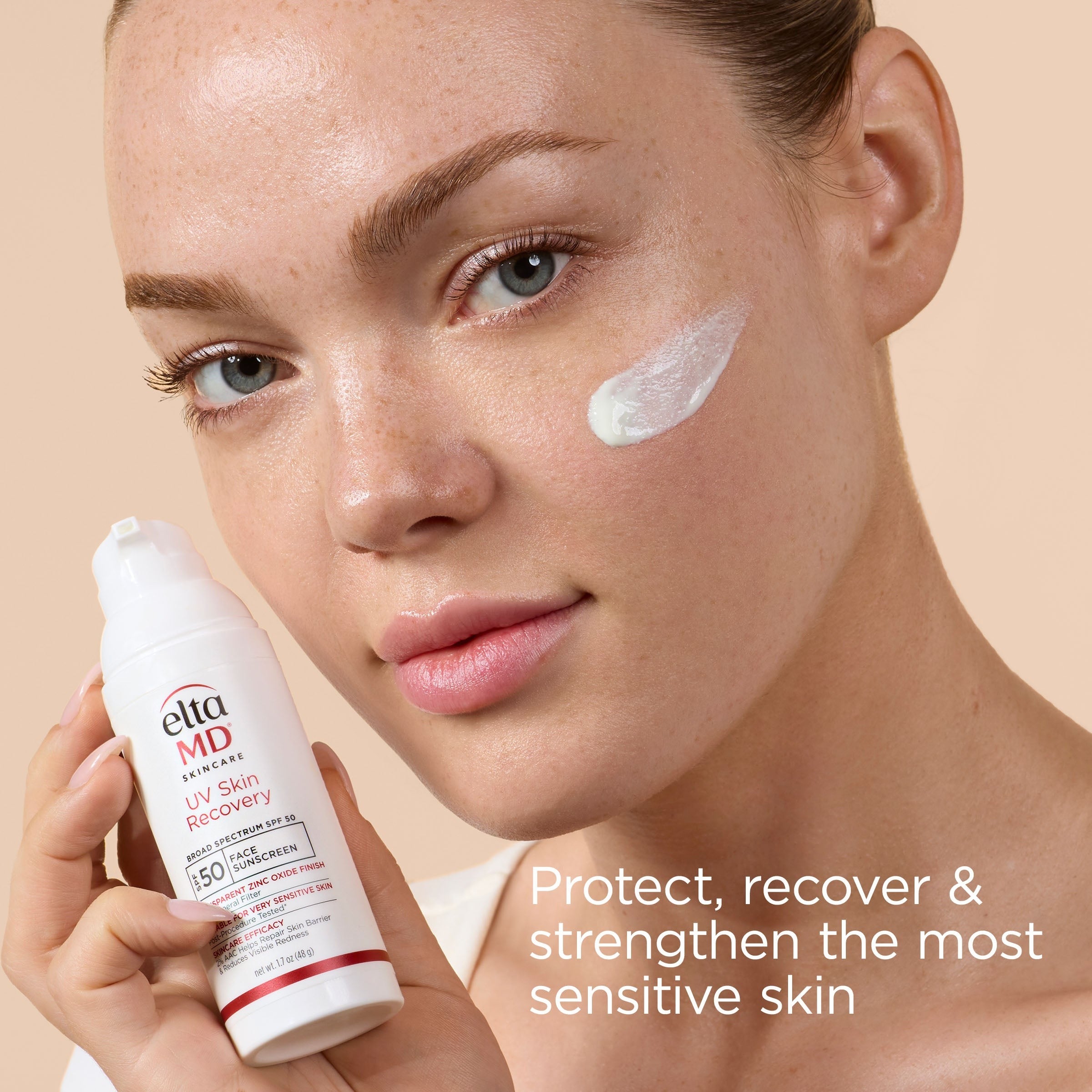 UV Skin Recovery Broad Spectrum SPF 50 Face Sunscreen